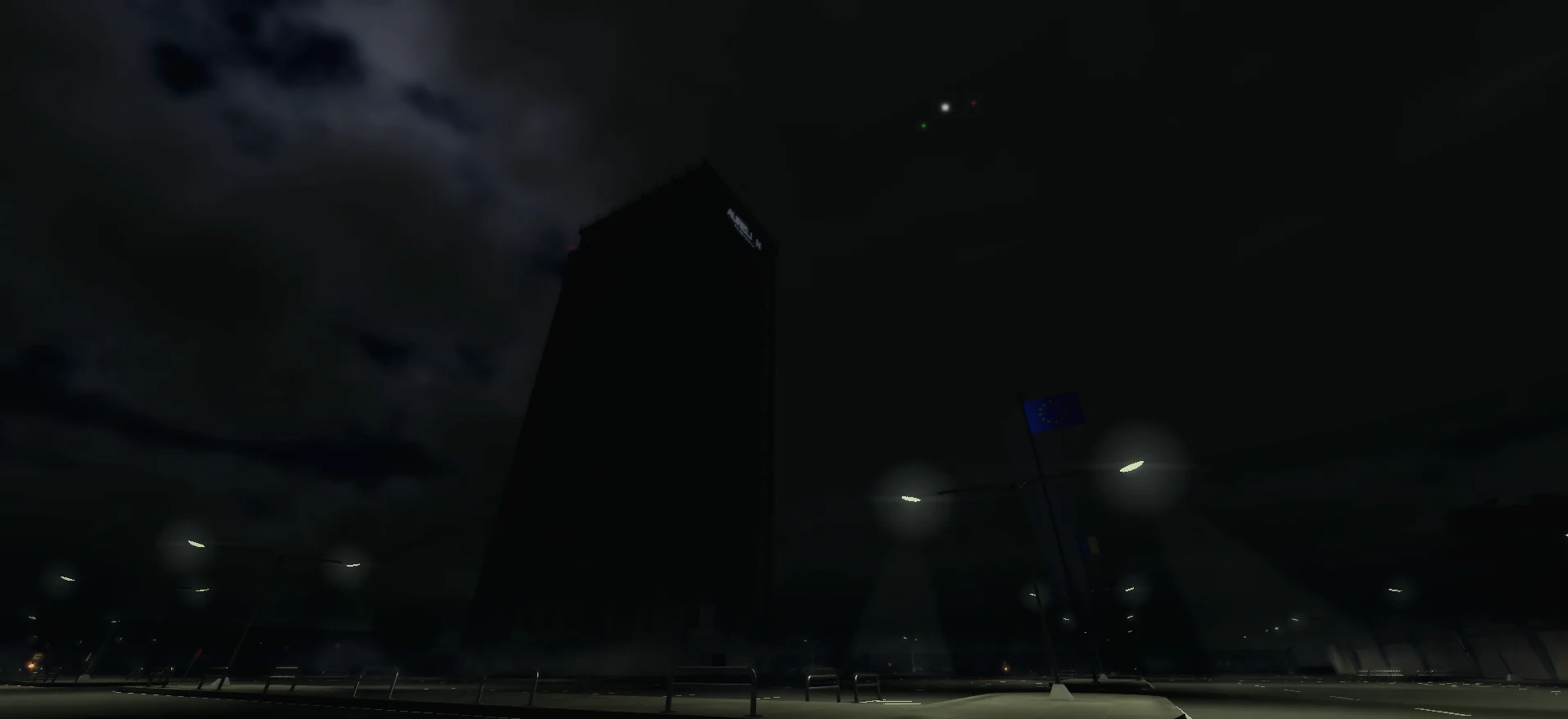 Intuneric underground parking garage — Roblox horror game screenshot